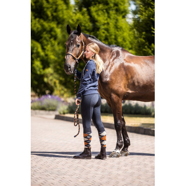 Horze winterlegging Active full grip telefoonzak dames Donker marineblauw