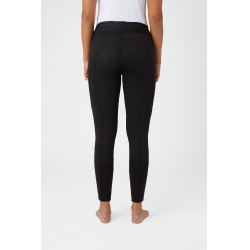 Dames winterlegging Horze Active met siliconen zitvlak Zwart