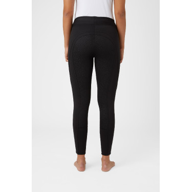 Dames winterlegging Horze Active met siliconen zitvlak Zwart