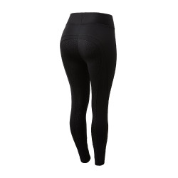 Dames winterlegging Horze Active met siliconen zitvlak Zwart