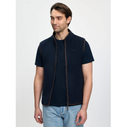 LeMieux mouwloze fleece voor heren Marine Marineblauw