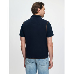 LeMieux mouwloze fleece voor heren Marine Marineblauw