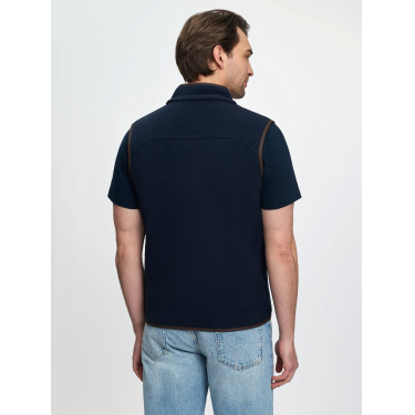 LeMieux mouwloze fleece voor heren Marine Marineblauw