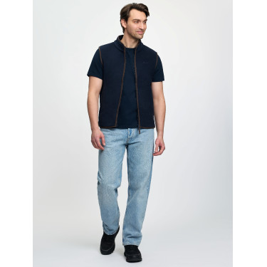 LeMieux mouwloze fleece voor heren Marine Marineblauw