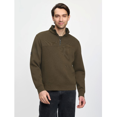 LeMieux herensweater met ritskraag Alpine Bruin LeMieux herensweater met ritskraag Alpine Bruin