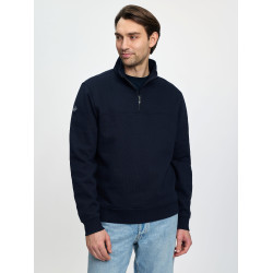 LeMieux herensweater met ritskraag Marine Marineblauw