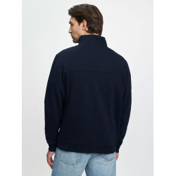 Sweat col zippé LeMieux homme Marine Bleu marine Sweat col zippé LeMieux homme Marine Bleu marine
