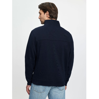 Sweat col zippé LeMieux homme Marine Bleu marine Sweat col zippé LeMieux homme Marine Bleu marine