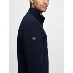 Sweat col zippé LeMieux homme Marine Bleu marine Sweat col zippé LeMieux homme Marine Bleu marine