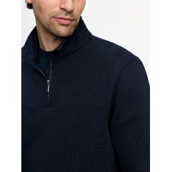 LeMieux herensweater met ritskraag Marine Marineblauw