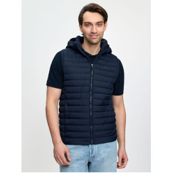 Doudoune sans manches à capuche LeMieux homme Marine Bleu marine