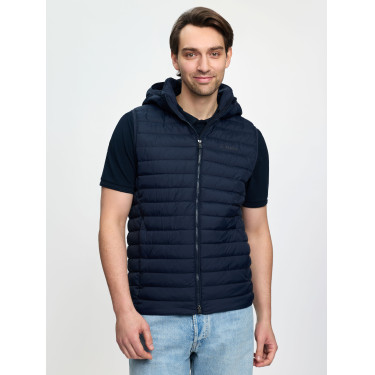 Doudoune sans manches à capuche LeMieux homme Marine Bleu marine