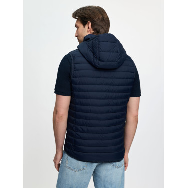 Doudoune sans manches à capuche LeMieux homme Marine Bleu marine