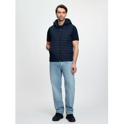 Doudoune sans manches à capuche LeMieux homme Marine Bleu marine