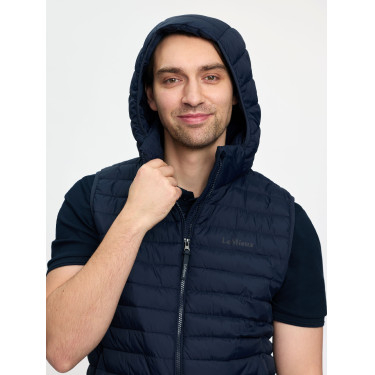 Doudoune sans manches à capuche LeMieux homme Marine Bleu marine