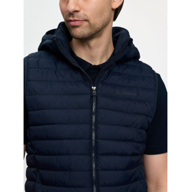 Doudoune sans manches à capuche LeMieux homme Marine Bleu marine