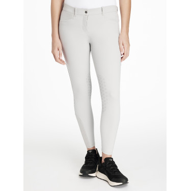 Pantalon d'équitation à basanes silicone Imogen Gris clair