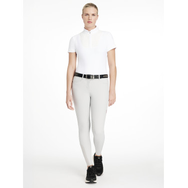 Pantalon d'équitation à basanes silicone Imogen Gris clair