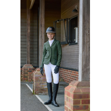 Veste de concours LeMieux Kennedy Young Rider Vert pin
