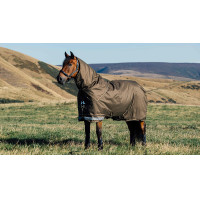 Couverture imperméable LeMieux Arika Ripstop 100g 600D Alpine Marron