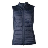 Veste sans manches HKM en jersey/nylon Basel II Style femme Bleu profond