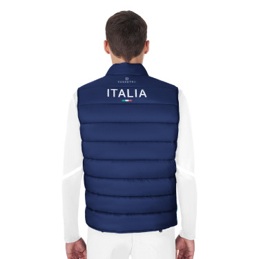 Gilet d’équitation homme Equestro x FISE, coupe slim