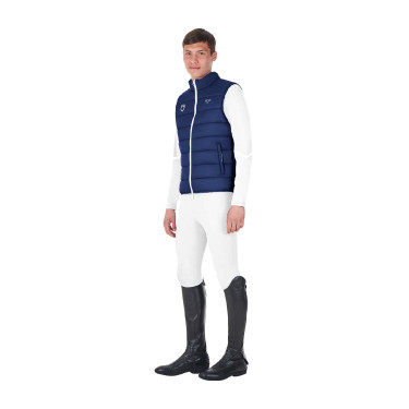 Heren bodywarmer paardrijden Equestro x FISE slim fit