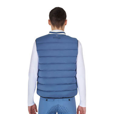 Veste sans manches homme Equestro en nylon Bering sea Bleu