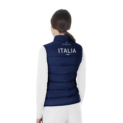 Dames bodywarmer Equestro x FISE slim fit Marineblazer Marineblauw