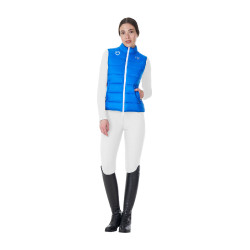 Dames bodywarmer Equestro x FISE slim fit Blauw van Savoye