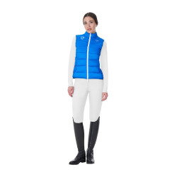 Dames bodywarmer Equestro x FISE slim fit Blauw van Savoye