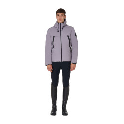 Herenjack Equestro waterdicht en winddicht in nylon Ijzig grijs