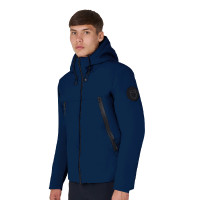 Herenjack Equestro waterdicht en winddicht in nylon Ijzig grijs