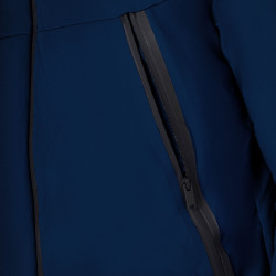 Herenjack Equestro waterdicht en winddicht in nylon Marineblazer Marineblauw Herenjack Equestro waterdicht en winddicht in nylon Marineblazer Marineblauw