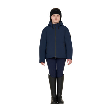 Uniseks kinderjas Equestro waterdicht en winddicht in nylon Marineblazer Marineblauw Uniseks kinderjas Equestro waterdicht en winddicht in nylon Marineblazer Marineblauw