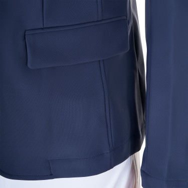 Veste de concours homme Equestro x FISE trois boutons Marine blazer Bleu marine