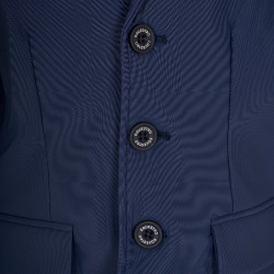 Uniseks wedstrijdjasje voor kinderen Equestro x FISE met drie knopen Marineblazer Marineblauw Uniseks wedstrijdjasje voor kinderen Equestro x FISE met drie knopen Marineblazer Marineblauw