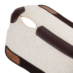 Tapis western Pool’s feutre Marron