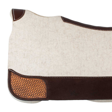 Tapis western Pool’s feutre Marron