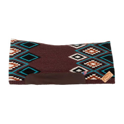 Tapis western Pool’s ergonomique contour laine Vin / turquoise Rouge Tapis western Pool’s ergonomique contour laine Vin / turquoise Rouge