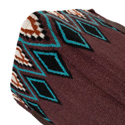 Tapis western Pool’s ergonomique contour laine Vin / turquoise Rouge Tapis western Pool’s ergonomique contour laine Vin / turquoise Rouge