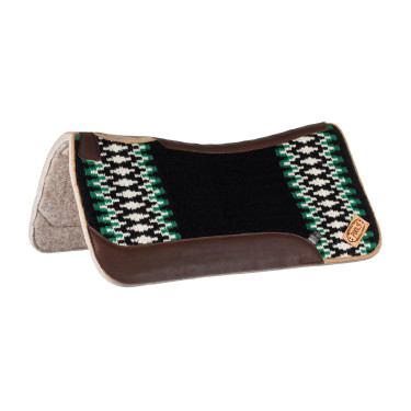 Tapis western Pool’s classique Noir / blanc / vert