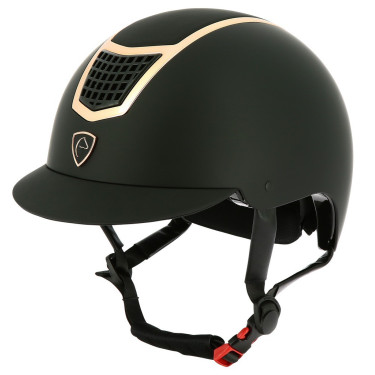Casque Equithème Airy Noir / rose gold