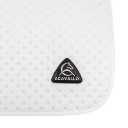 Tapis de selle CSO Acavallo Sublime en tissu technique à pois Blanc Tapis de selle CSO Acavallo Sublime en tissu technique à pois Blanc