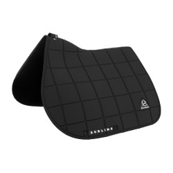 Tapis de selle CSO Acavallo Sublime en tissu technique à carreaux Noir