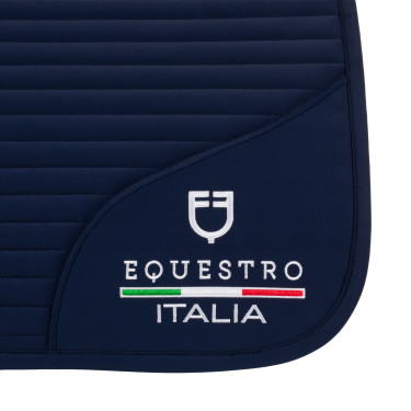 Tapis de saut Equestro x FISE avec logo brodé Marine blazer Bleu marine