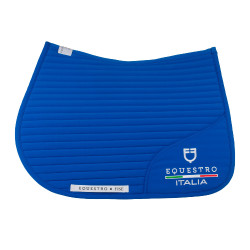 Tapis de saut Equestro x FISE avec logo brodé Bleu de savoie Tapis de saut Equestro x FISE avec logo brodé Bleu de savoie