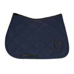 Tapis de saut Equestro imprimé monogramme Marine blazer / noir Bleu marine Tapis de saut Equestro imprimé monogramme Marine blazer / noir Bleu marine