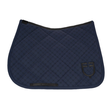Tapis de saut Equestro imprimé monogramme Marine blazer / noir Bleu marine Tapis de saut Equestro imprimé monogramme Marine blazer / noir Bleu marine