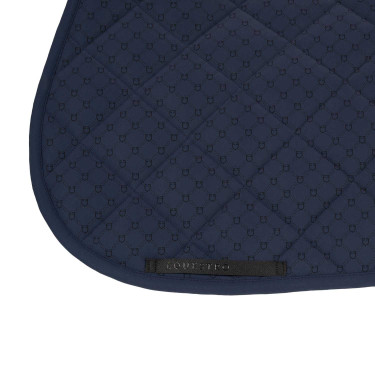 Tapis de saut Equestro imprimé monogramme Marine blazer / noir Bleu marine Tapis de saut Equestro imprimé monogramme Marine blazer / noir Bleu marine
